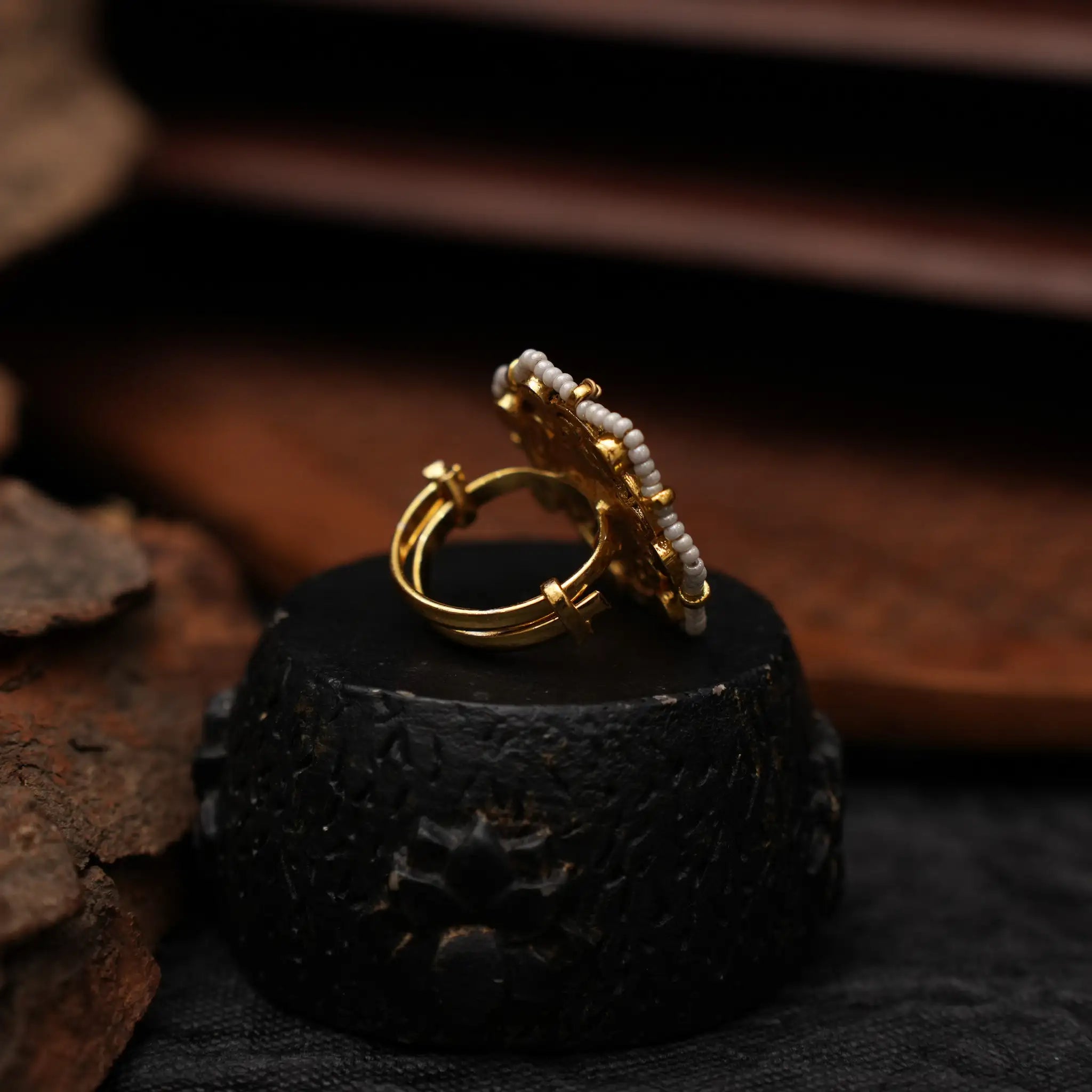 Maya Polki Ring