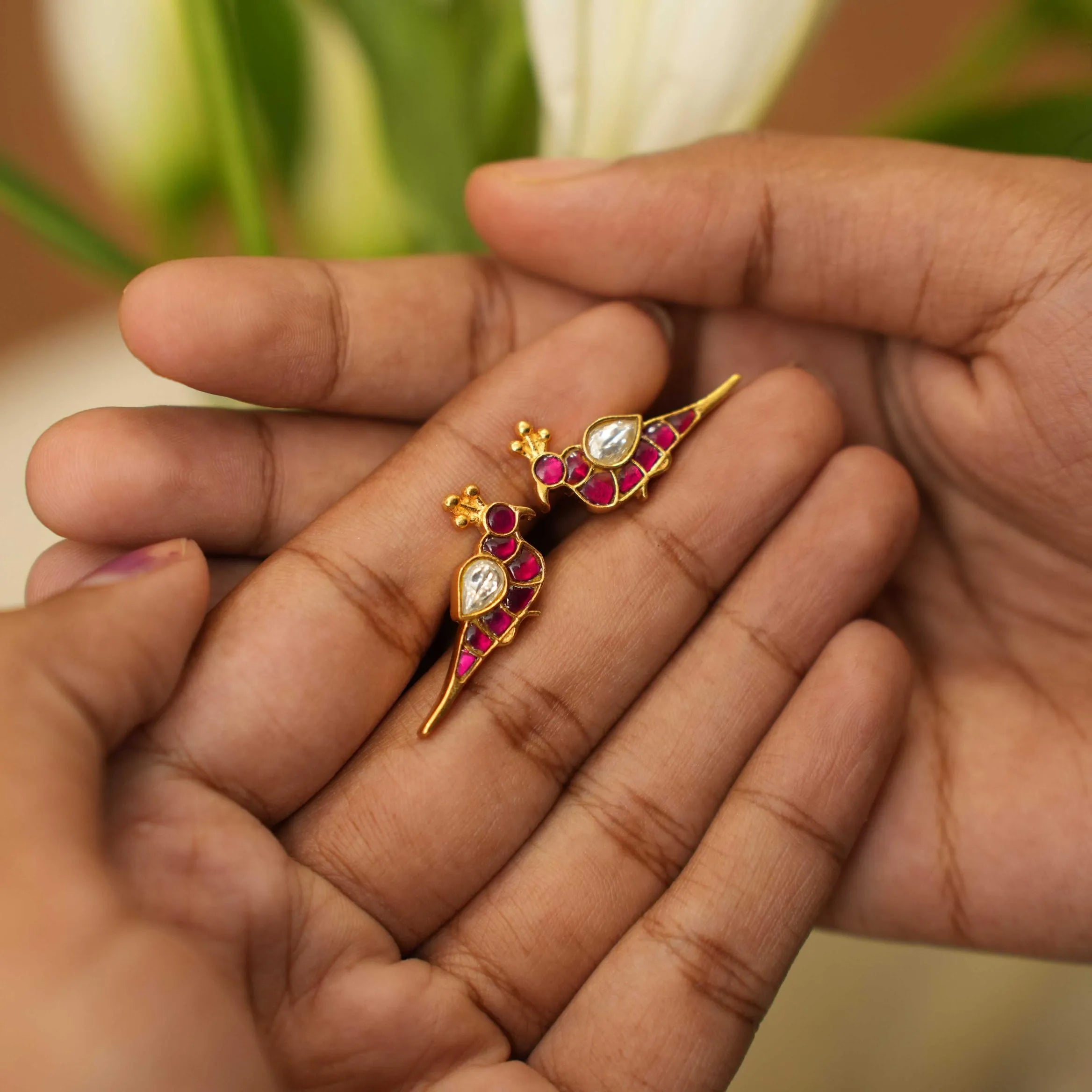 Mayli Silver Attigai Necklace - Star