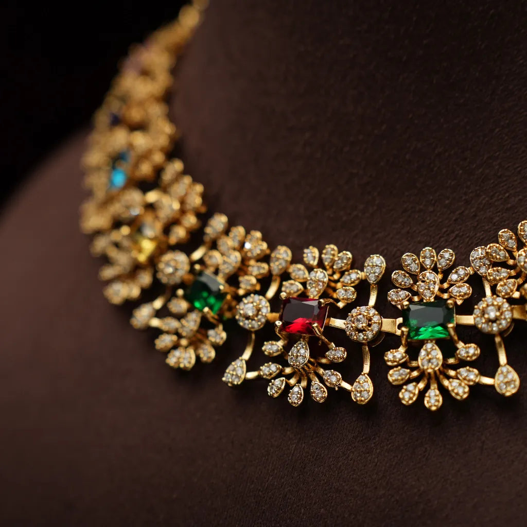 Meghala Zircon Necklace