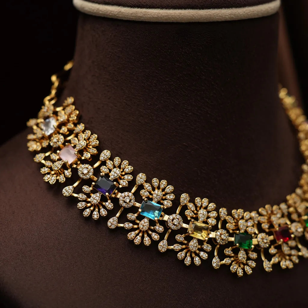 Meghala Zircon Necklace