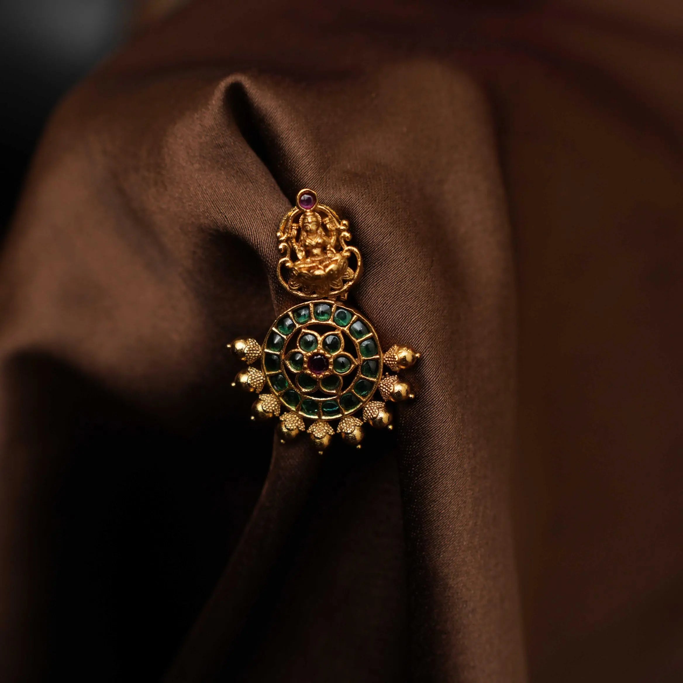Merci Antique Earring - Green