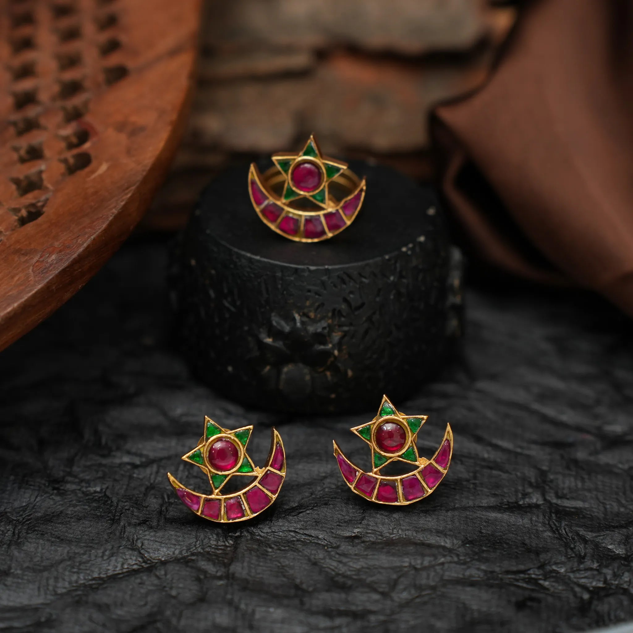 Millie Chand Polki Set