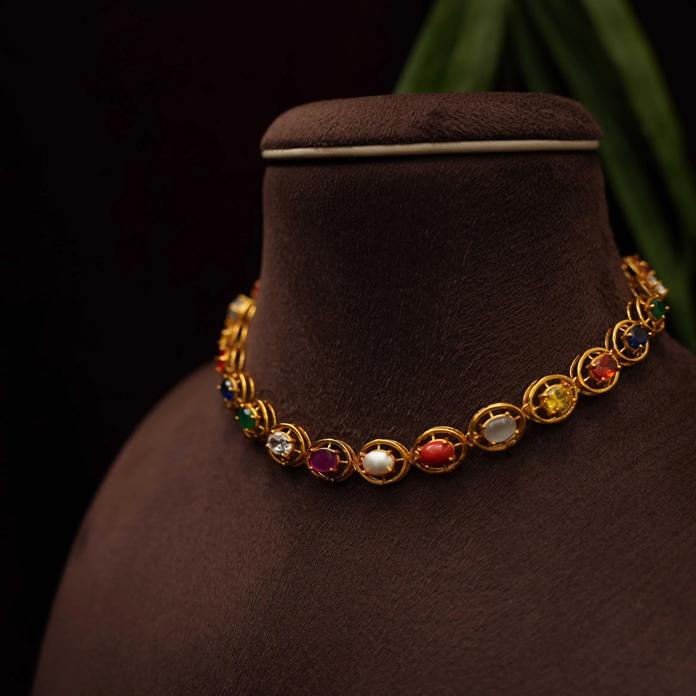 Mira Silver Necklace - Multicolor - Rimli Boutique