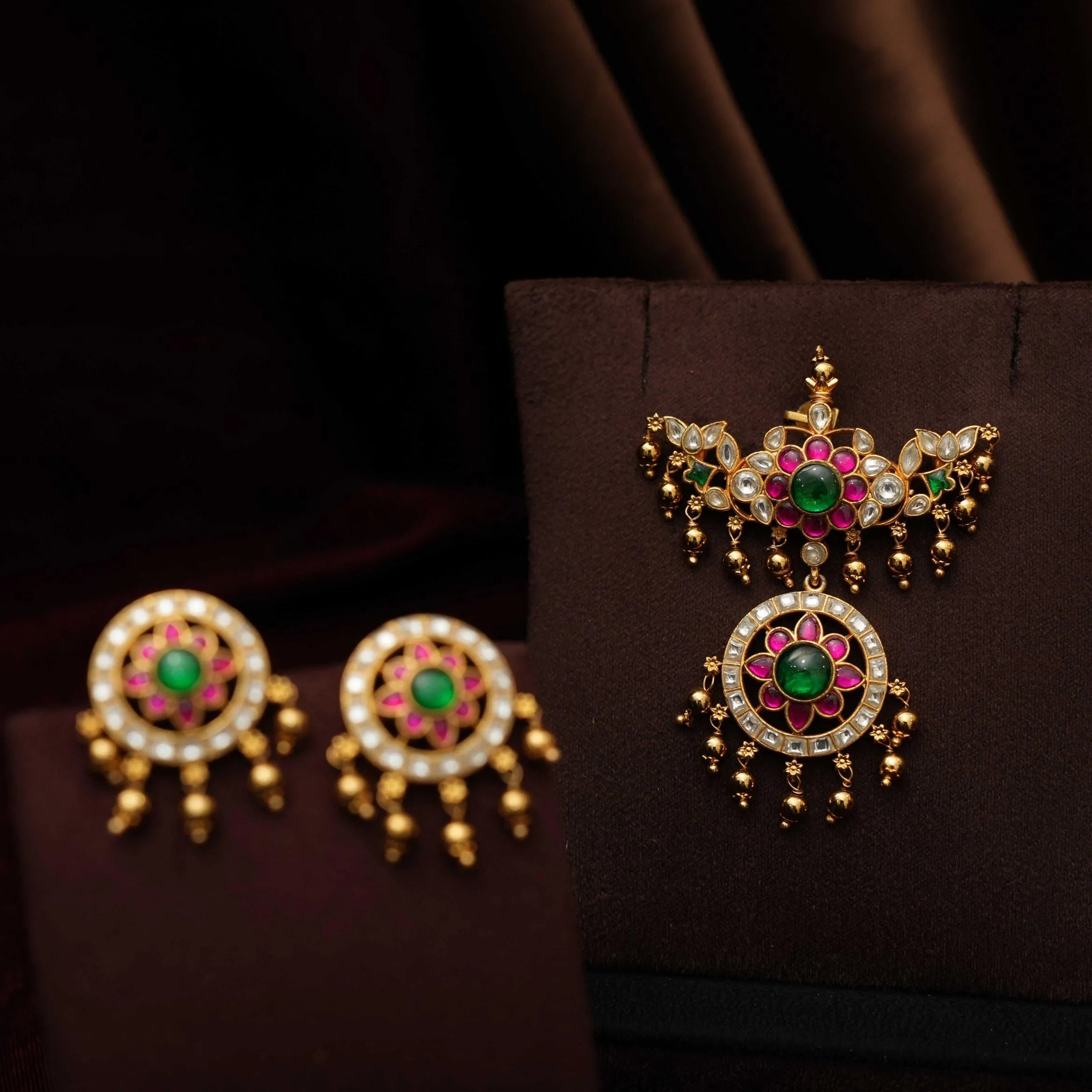 Mishka Polki Pendant