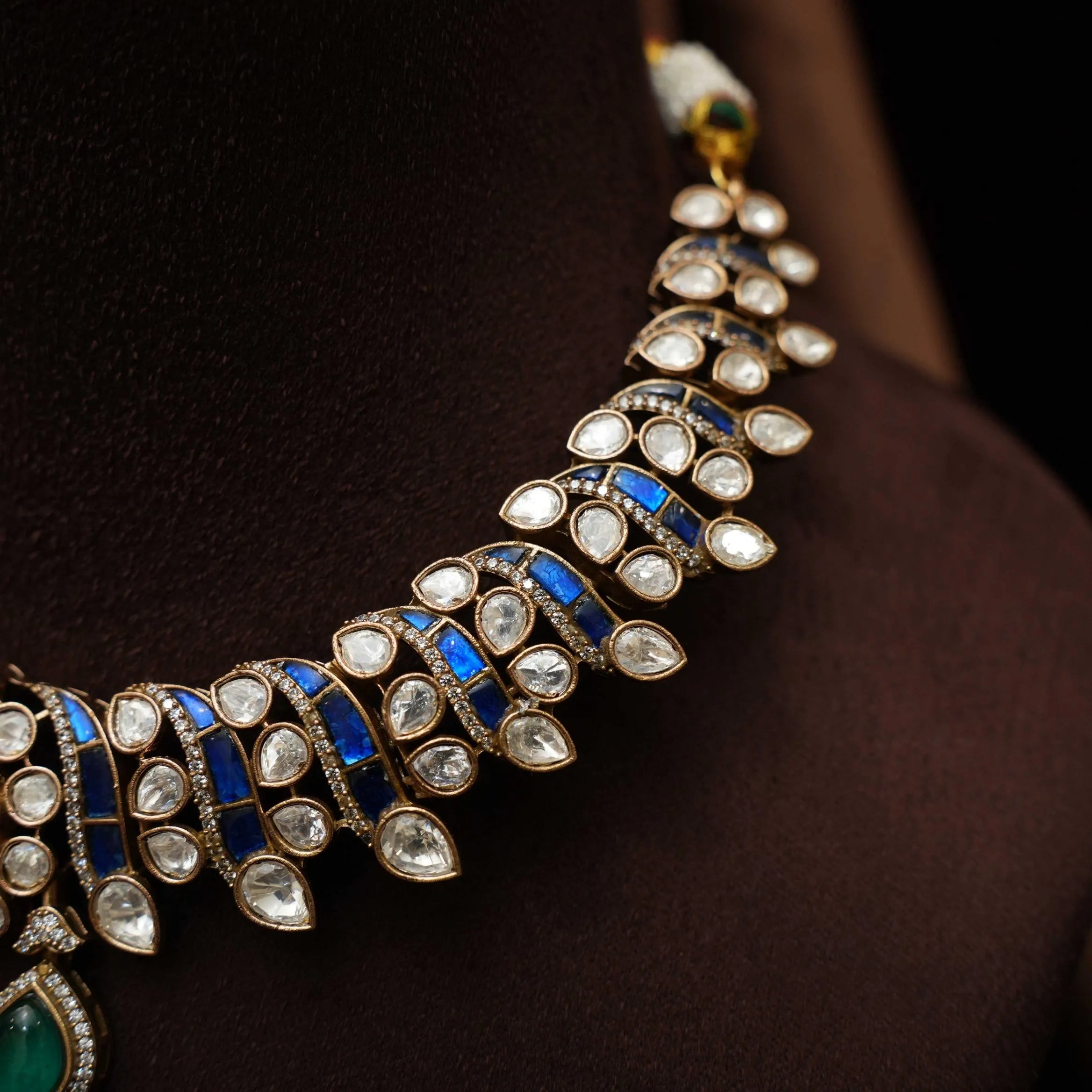 Mishti Victorian Polki Necklace