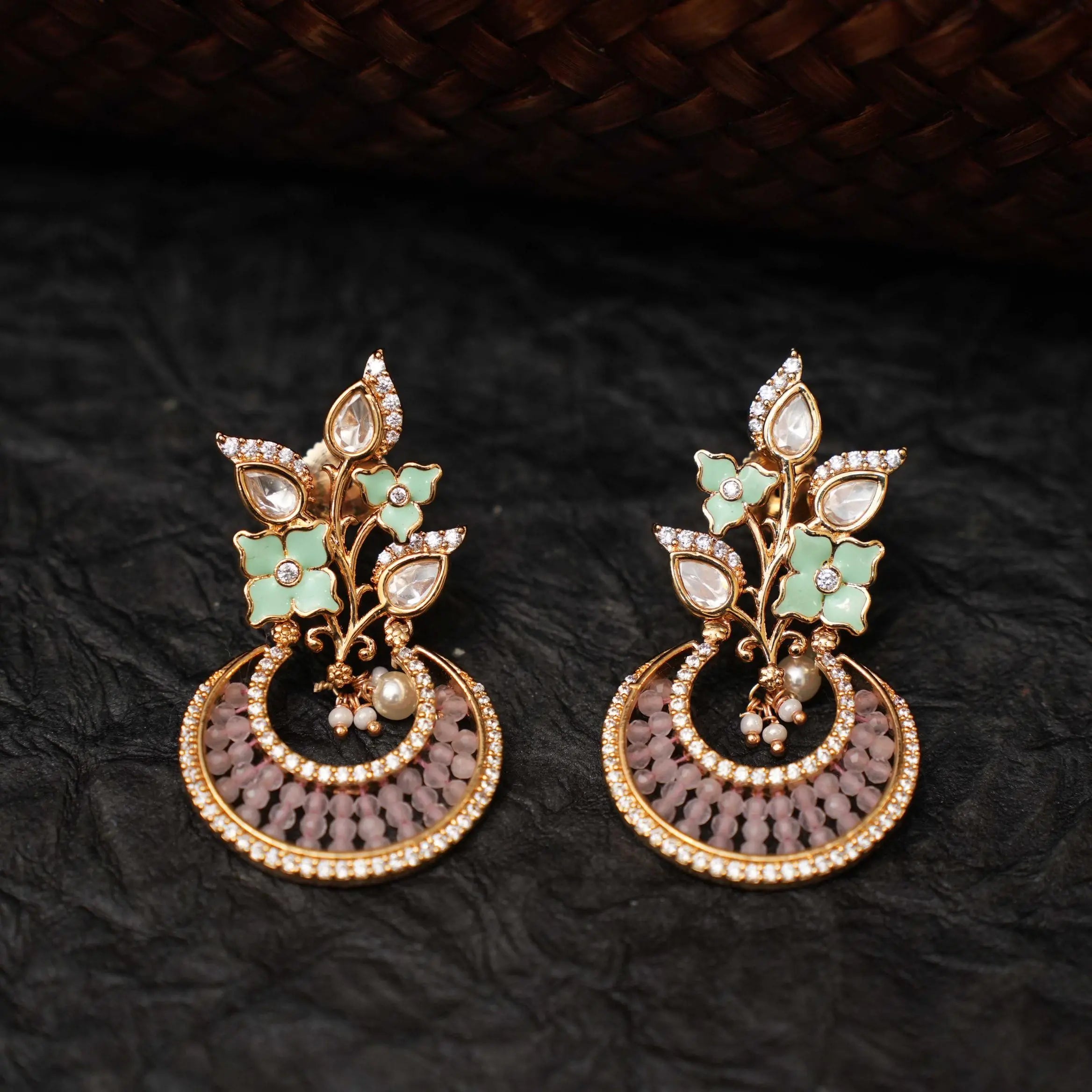 Mithra Polki Earrings