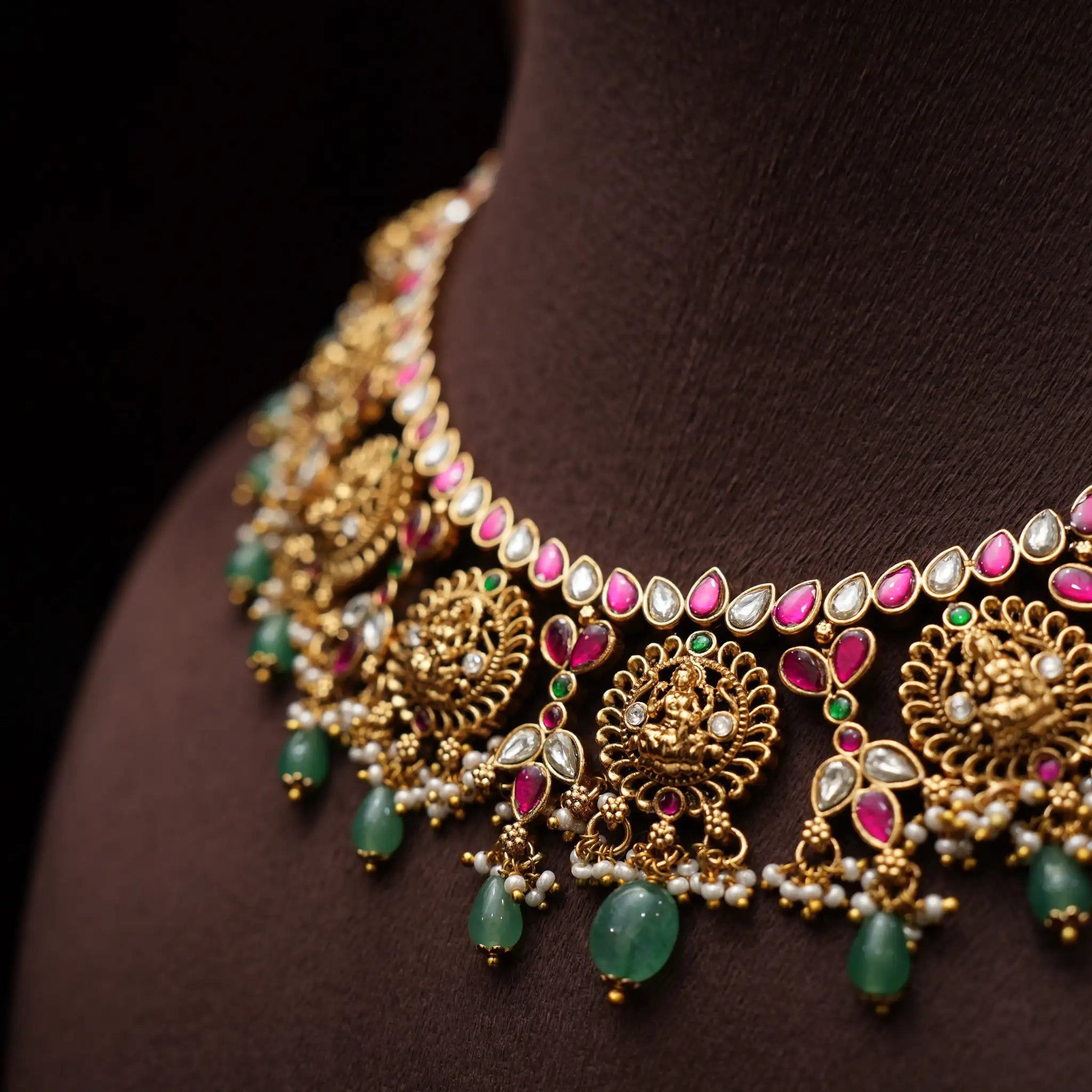 Mohini Antique Choker- Short