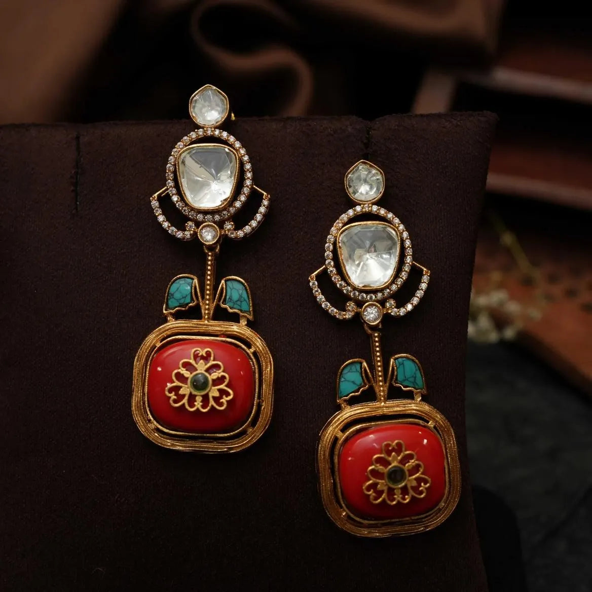 Myra Polki Earrings
