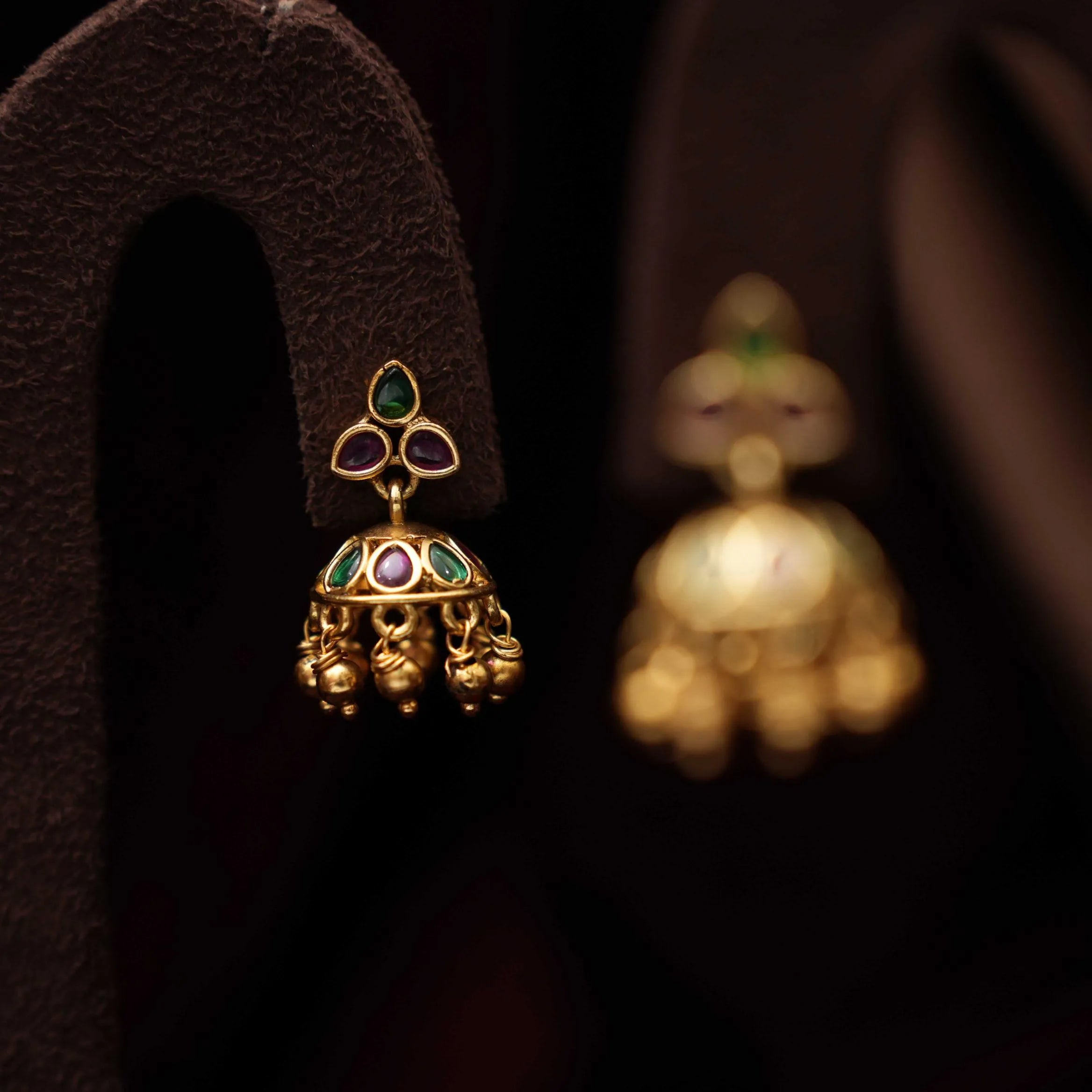 Naina Antique Mini Jhumka Earrings