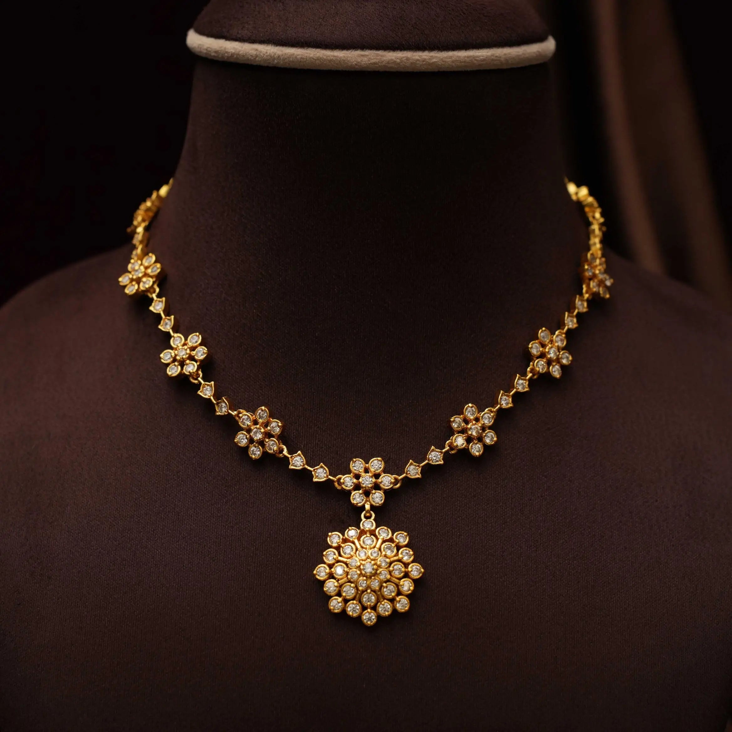 Nakashtra Silver Necklace - White