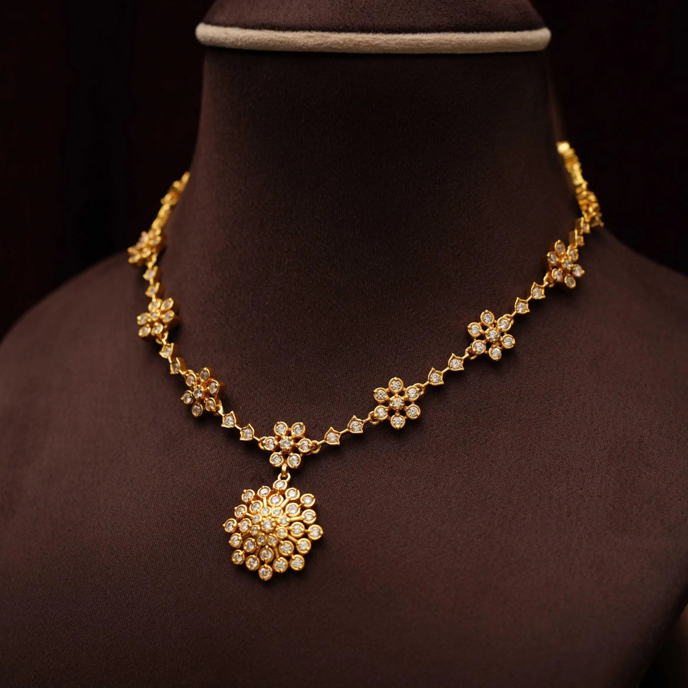 Nakashtra Silver Necklace - White