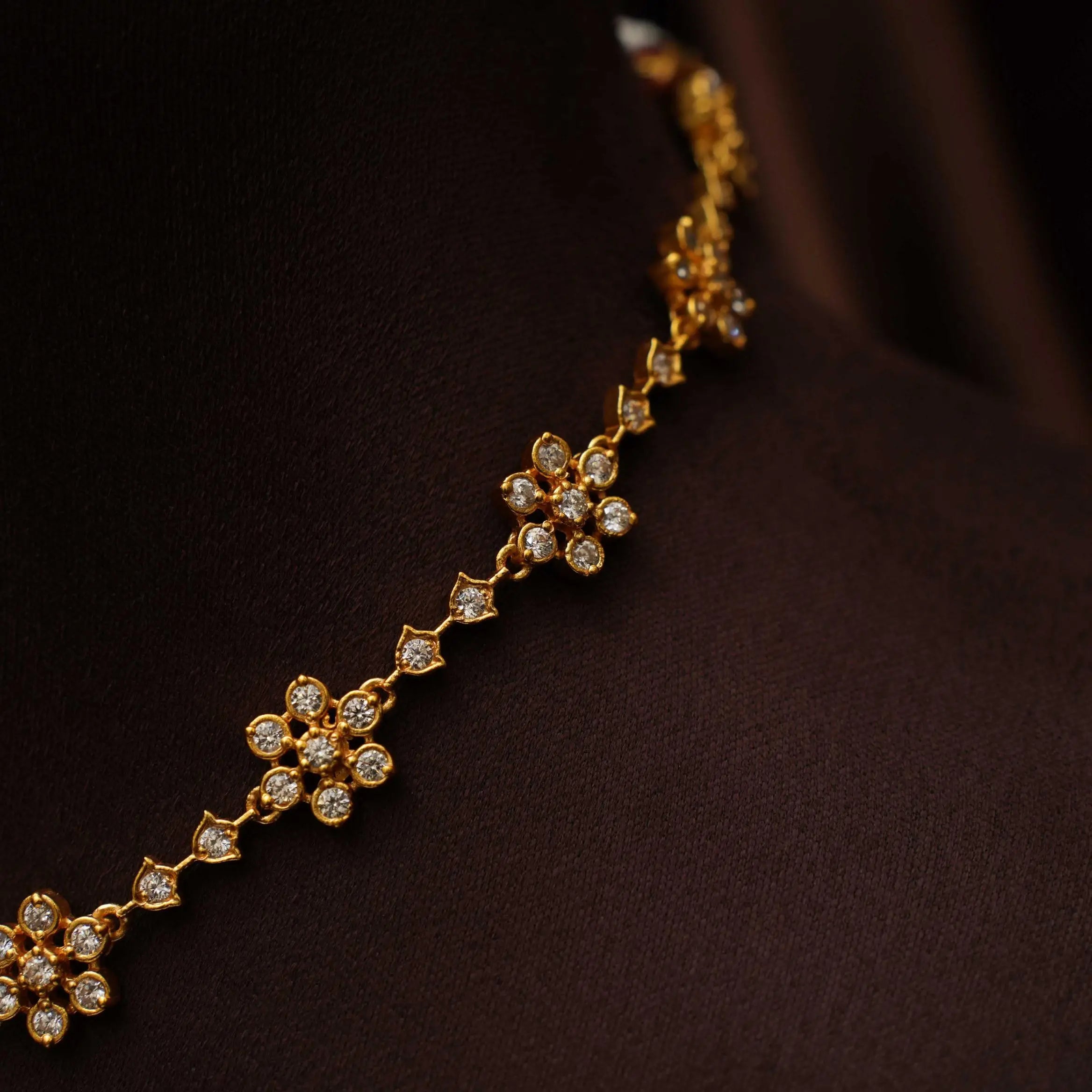 Nakashtra Silver Necklace - White