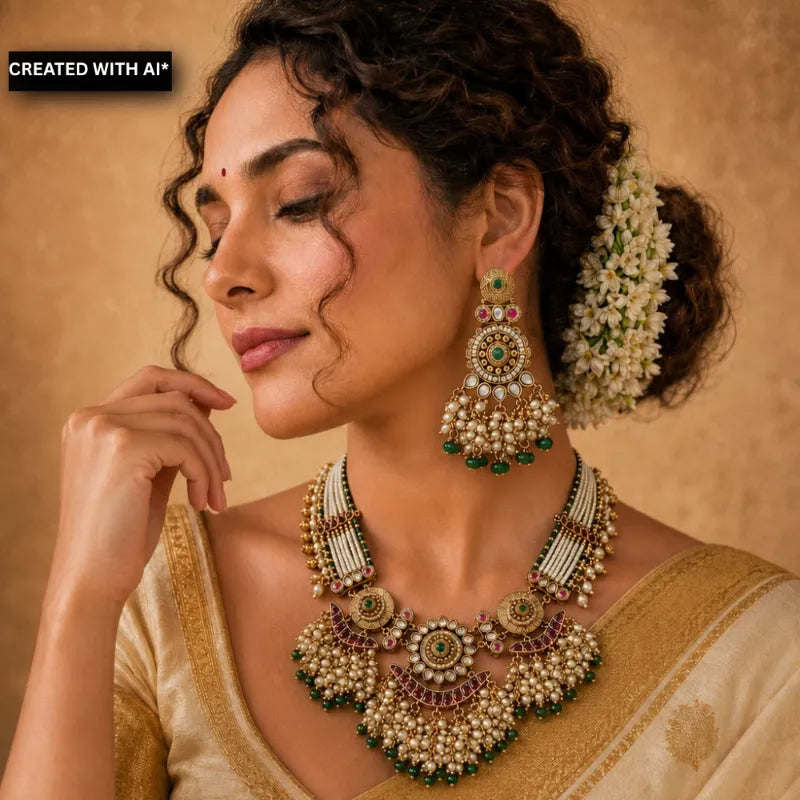 Nanthiya Polki Choker