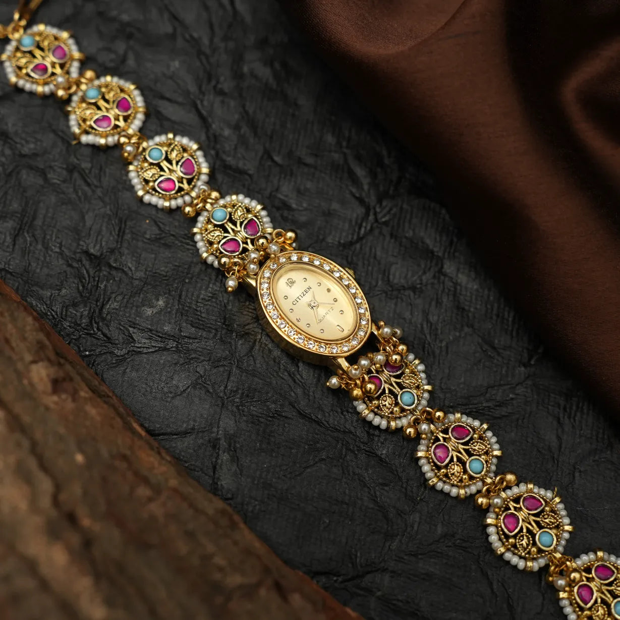Narmada Polki Watch