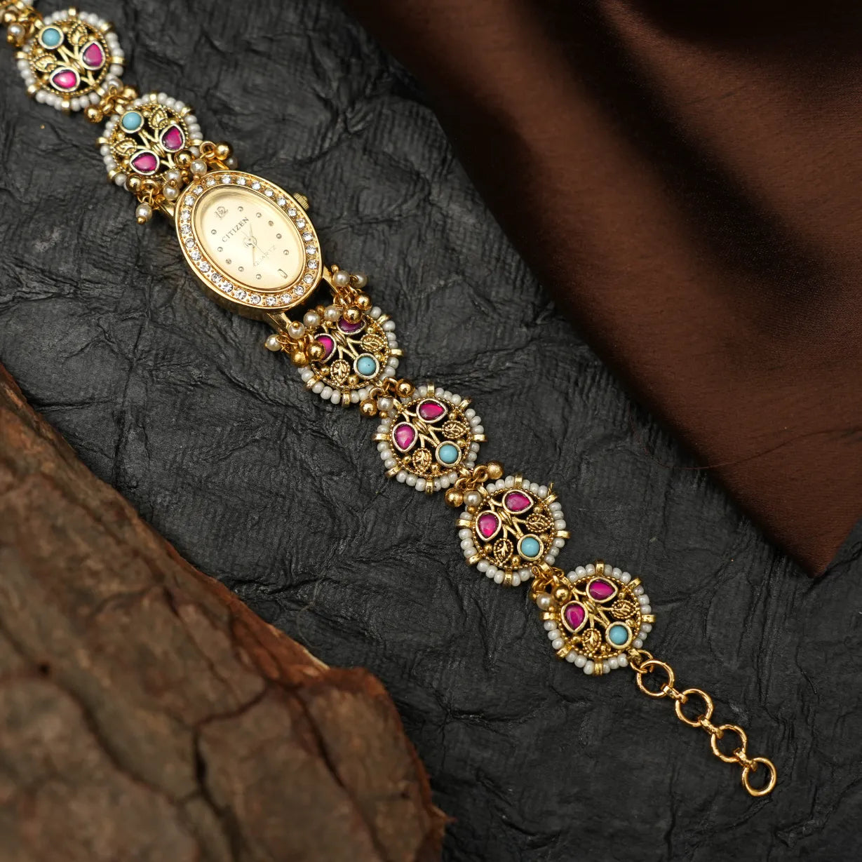 Narmada Polki Watch