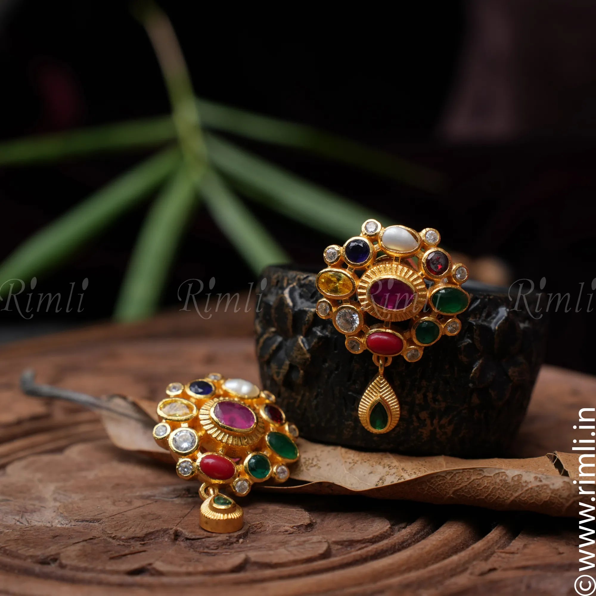 Navarathna Necklace Set - Rimli Boutique