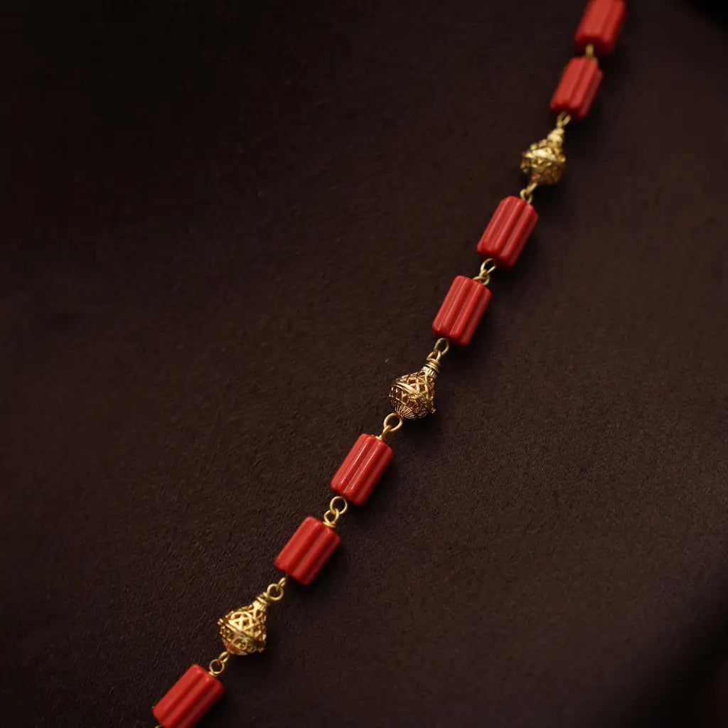 Navika Antique Coral Necklace - Tia