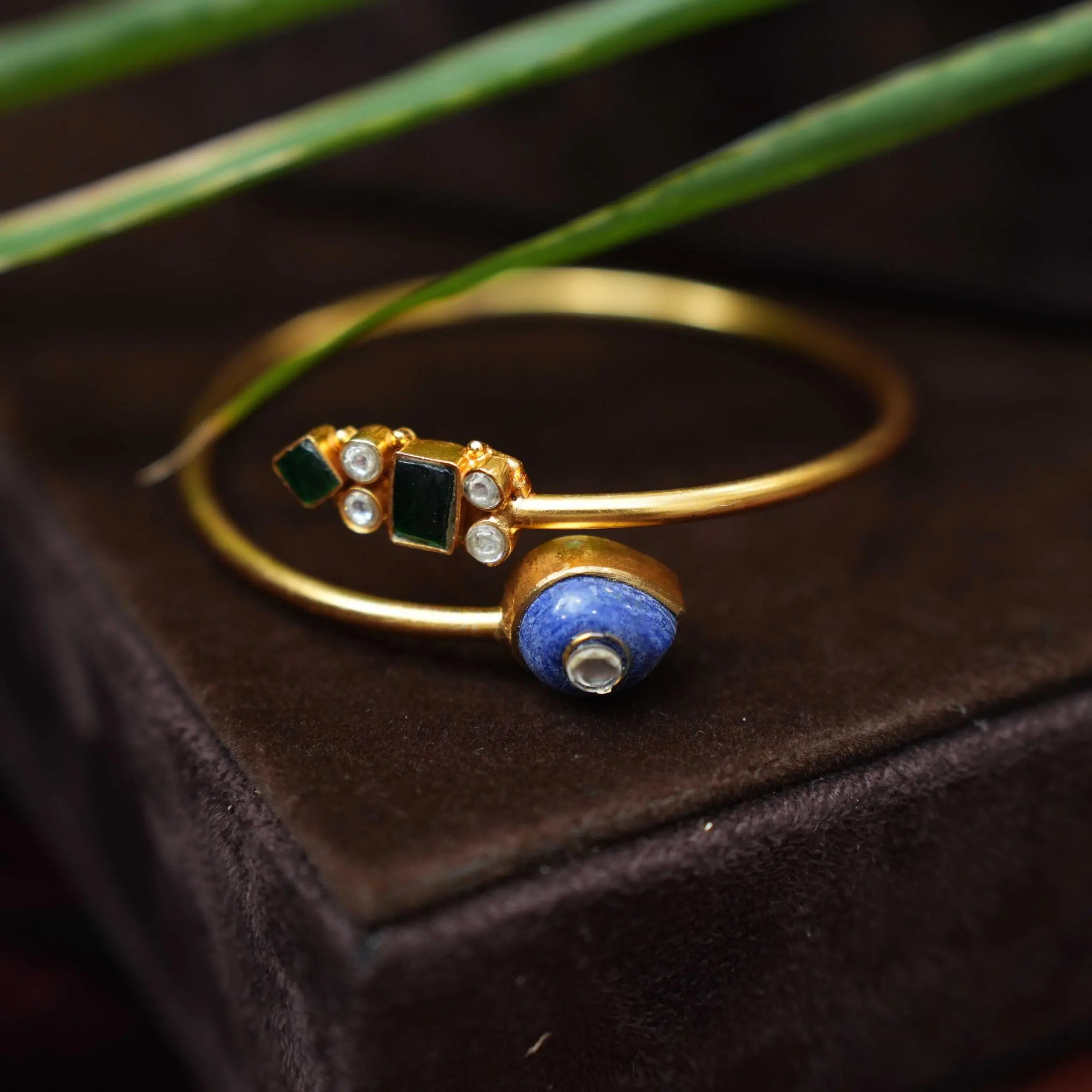 Navisha Silver Kada Bangle