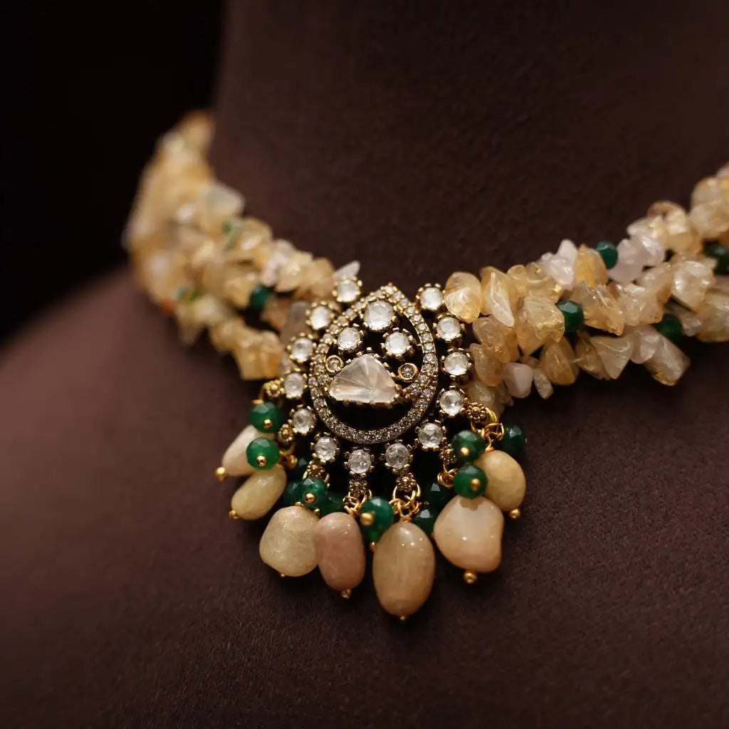 Nayana Beaded Victorian Choker