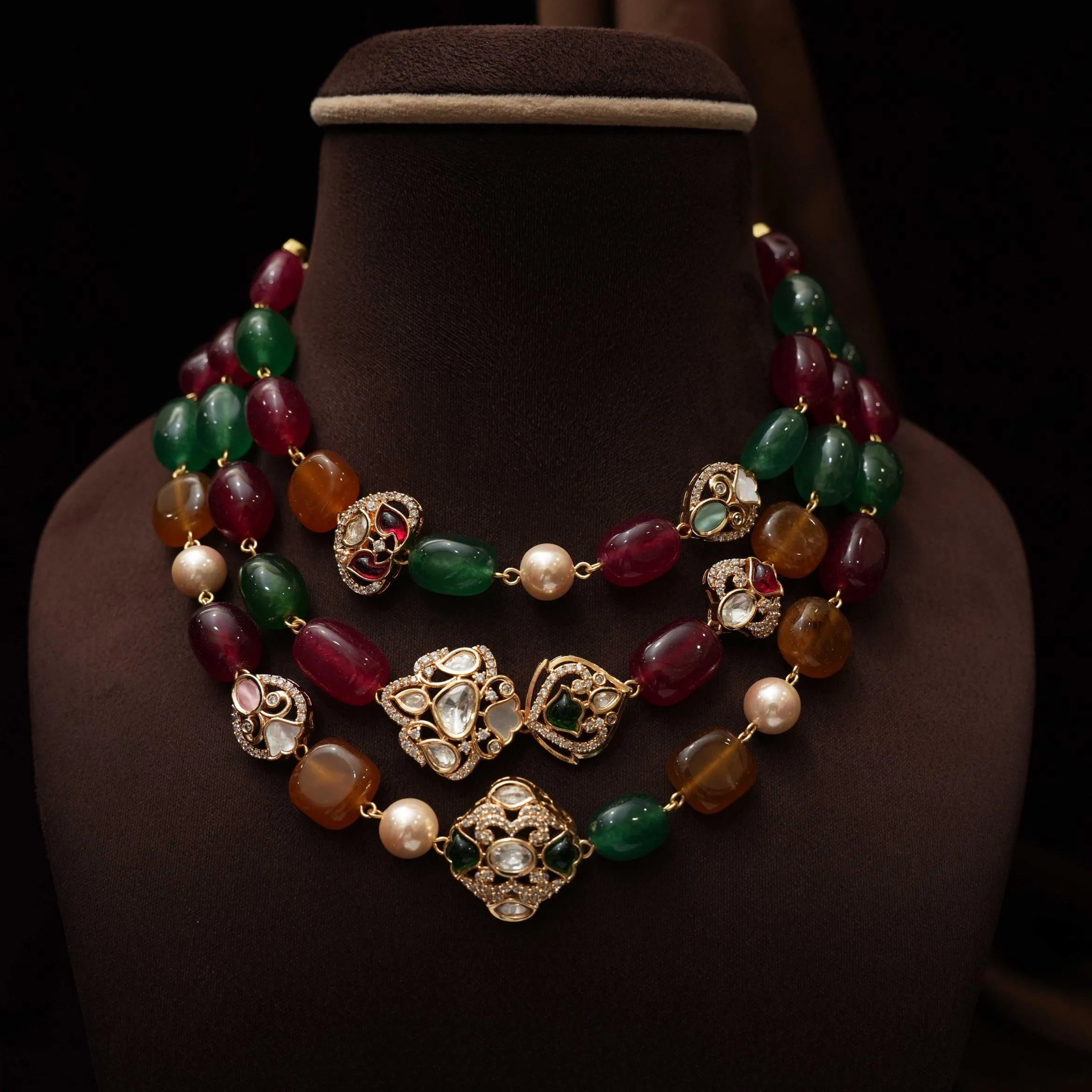 Neven Beaded Kundan Necklace