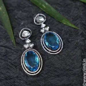 Talika Earrings - Blue - Rimli Boutique