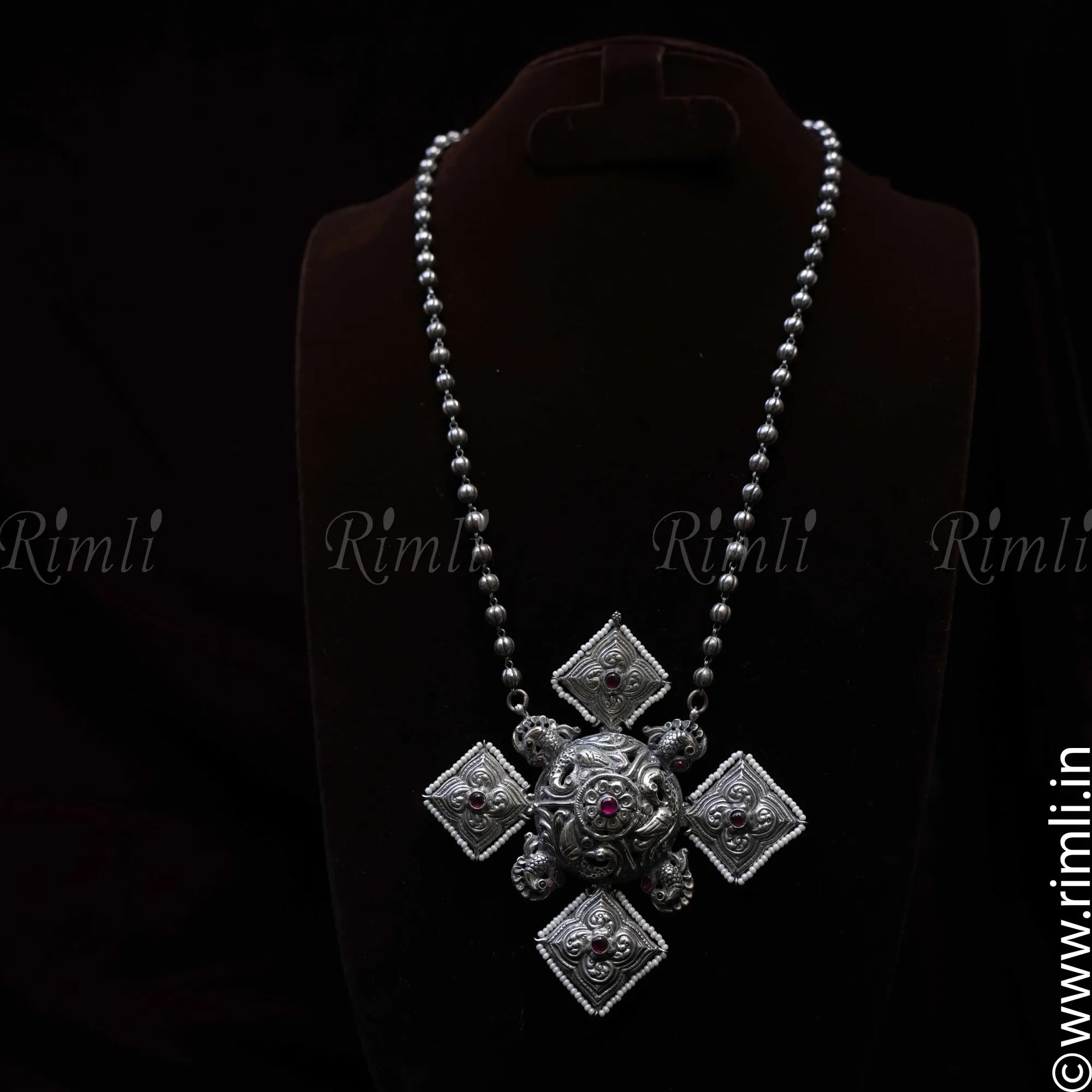 Oxidised Silver Chain - Rimli Boutique