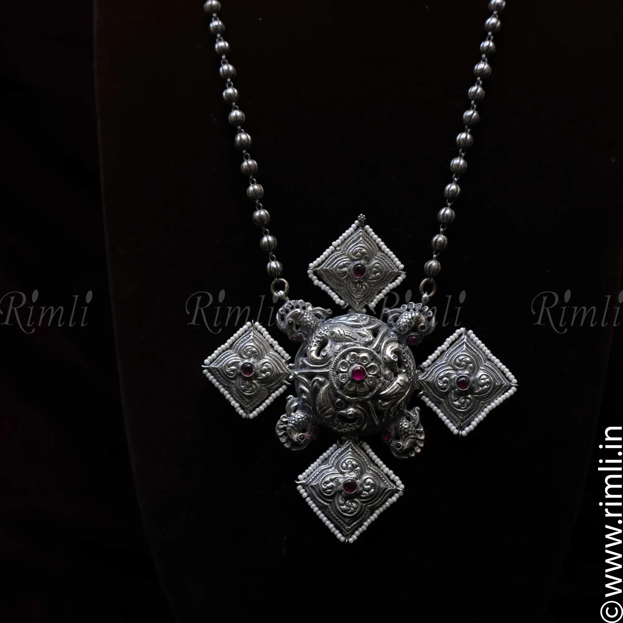Oxidised Silver Chain - Rimli Boutique