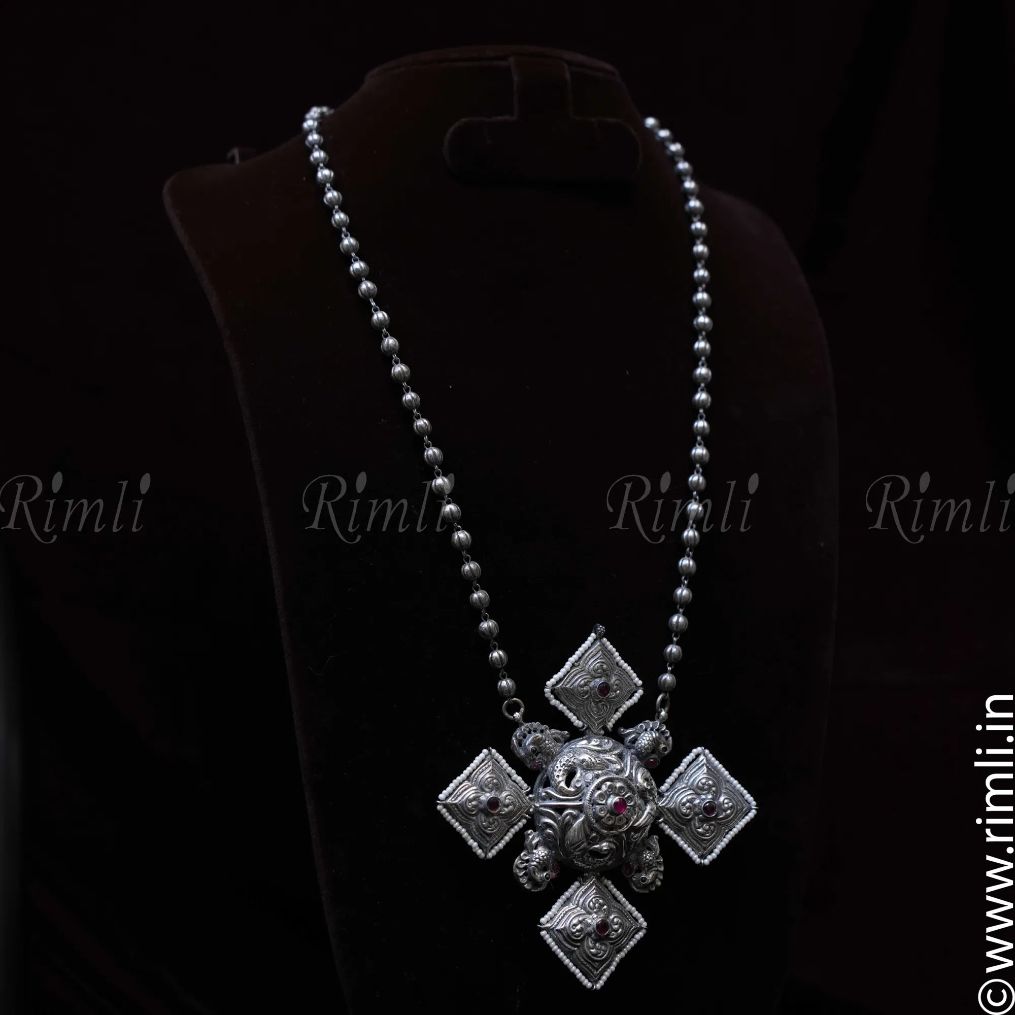 Oxidised Silver Chain - Rimli Boutique