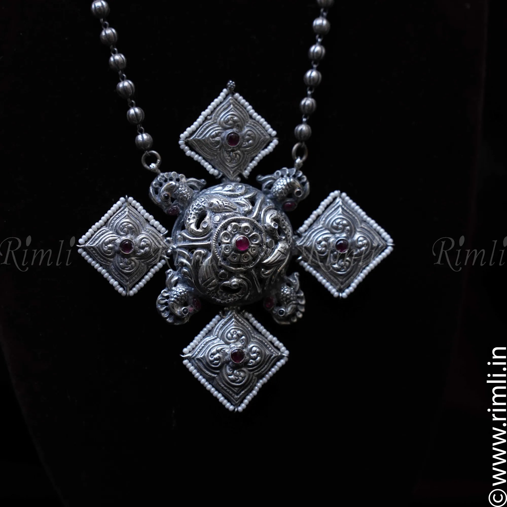 Oxidised Silver Chain - Rimli Boutique