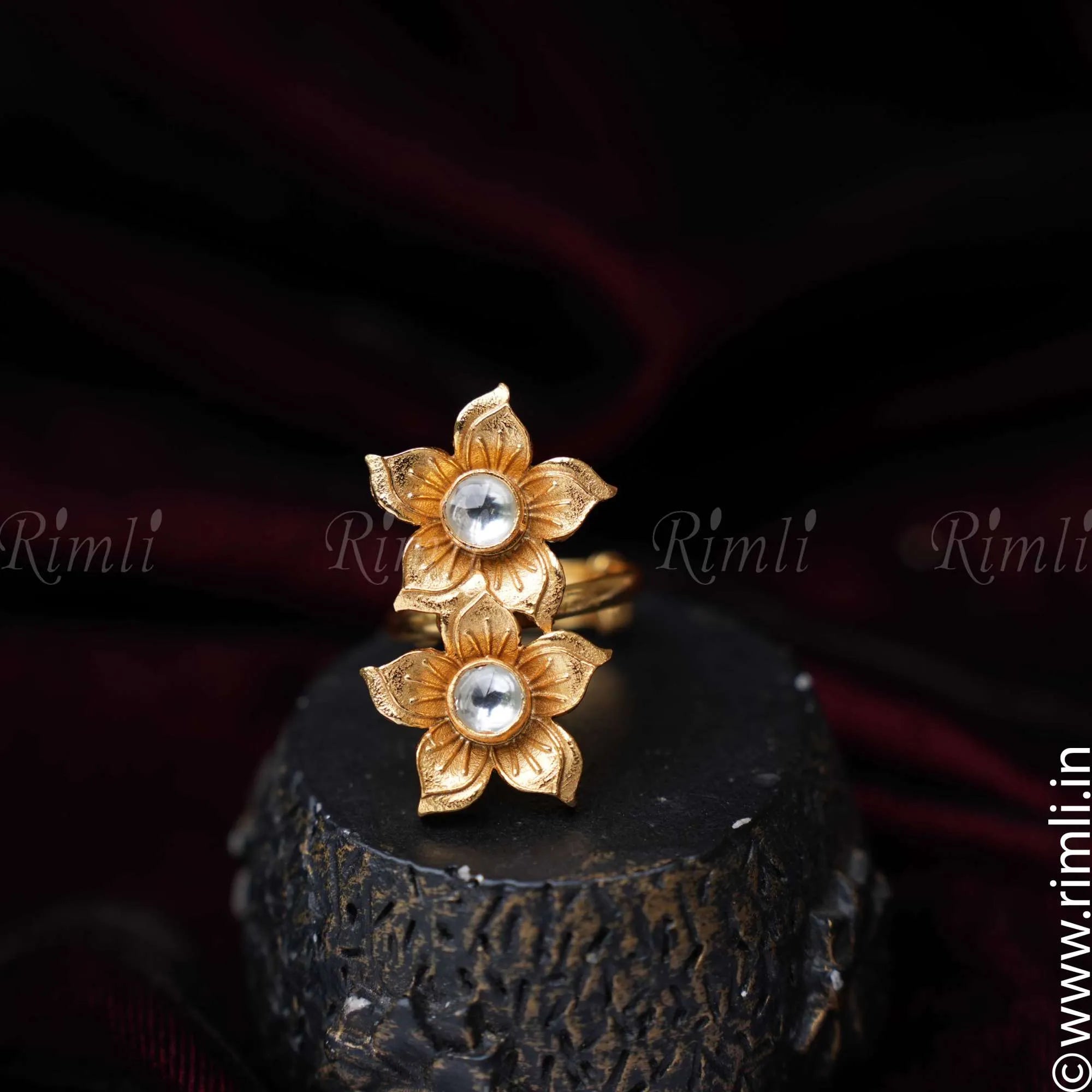 Ethnic Floral Ring
