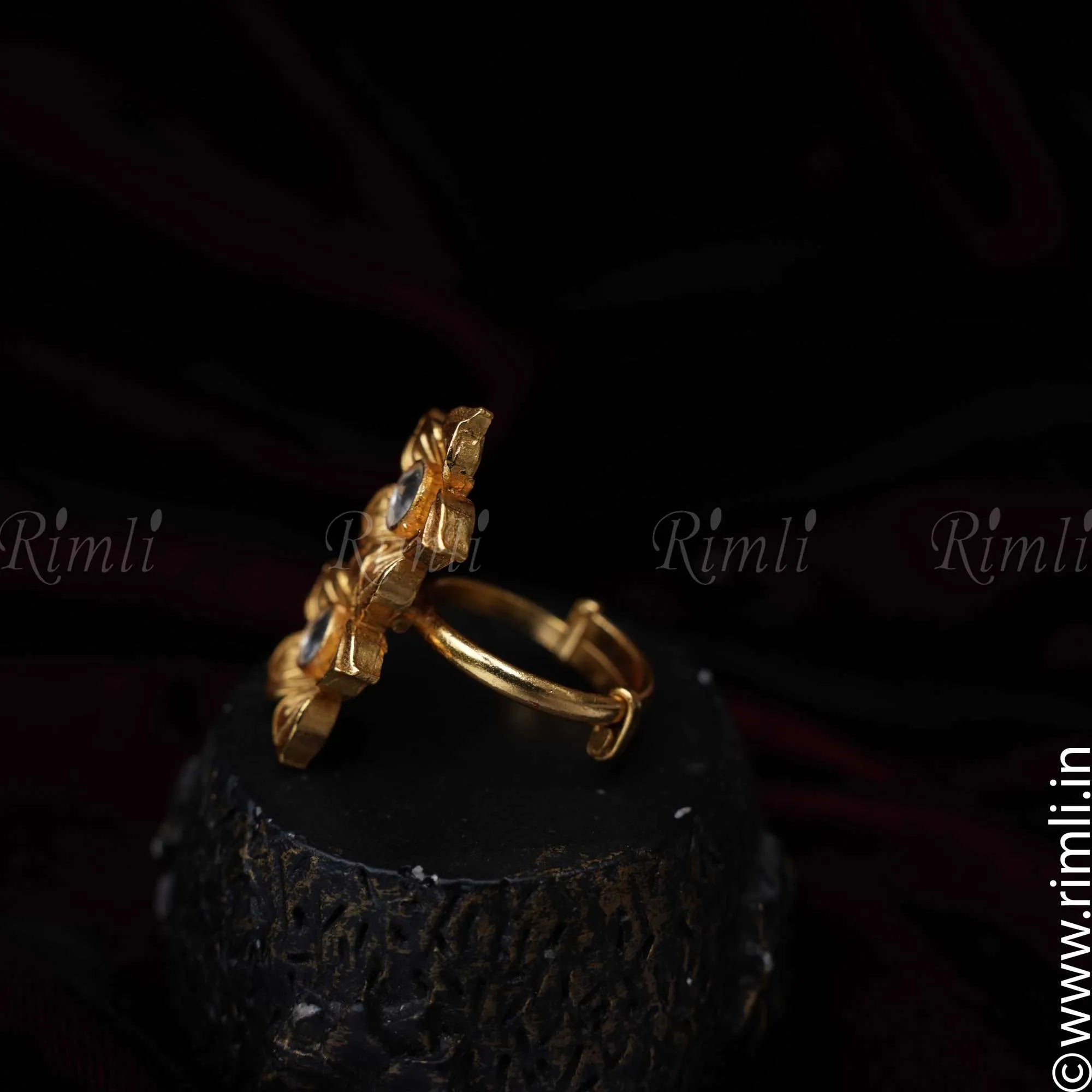 Ethnic Floral Ring