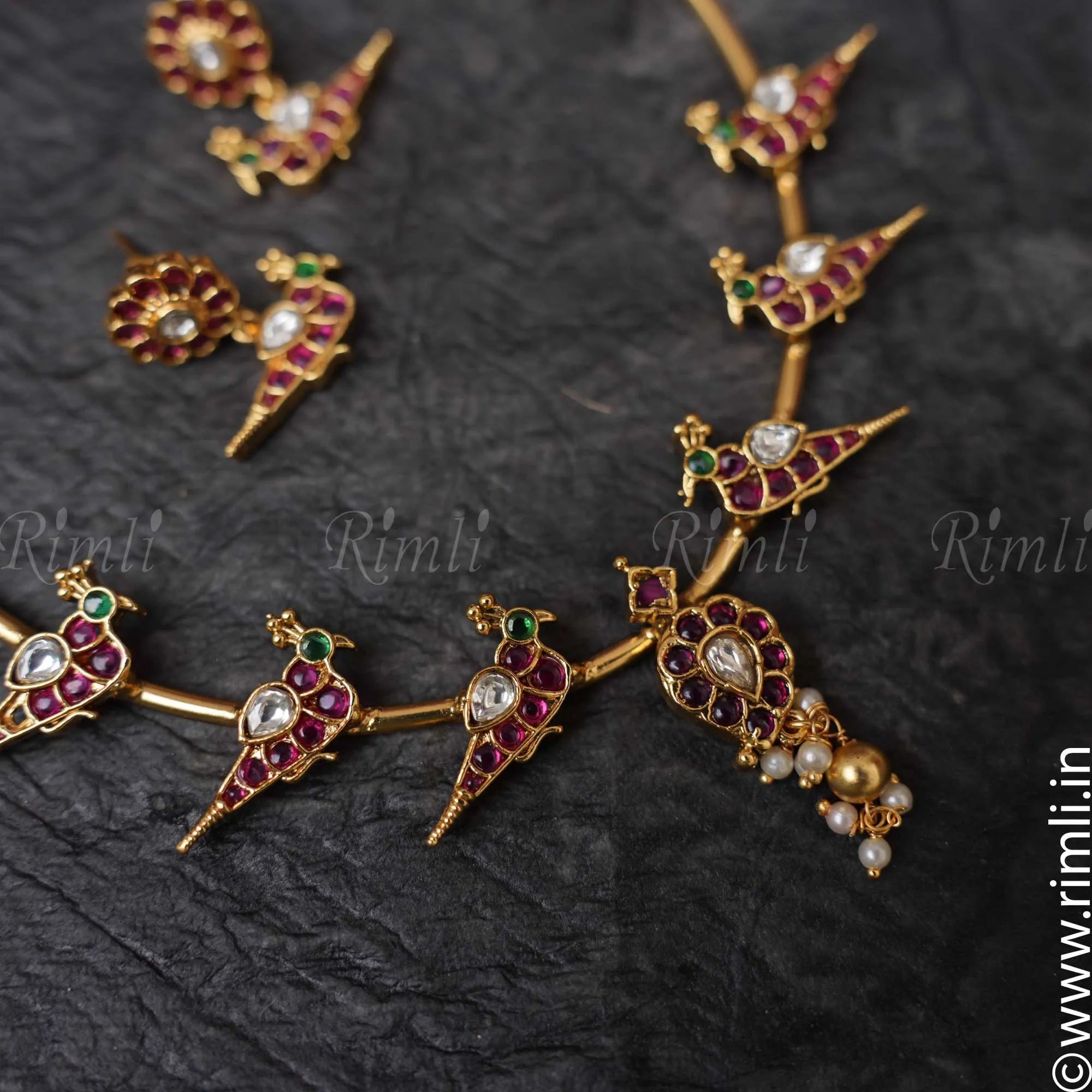 Sita Hasli Necklace - Mayil - Rimli Boutique