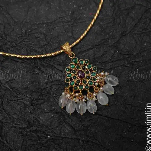 Jyoti Silver Reversible Necklace - Rimli Boutique