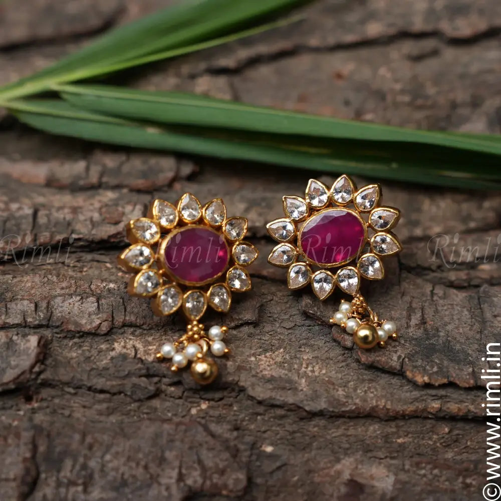 Hema Silver Ear Stud - Rimli Boutique