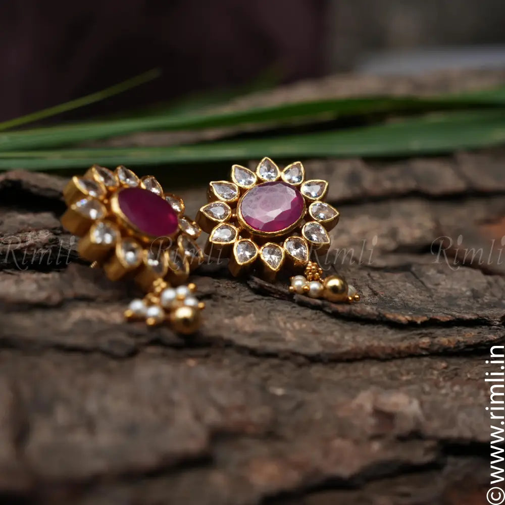Hema Silver Ear Stud - Rimli Boutique