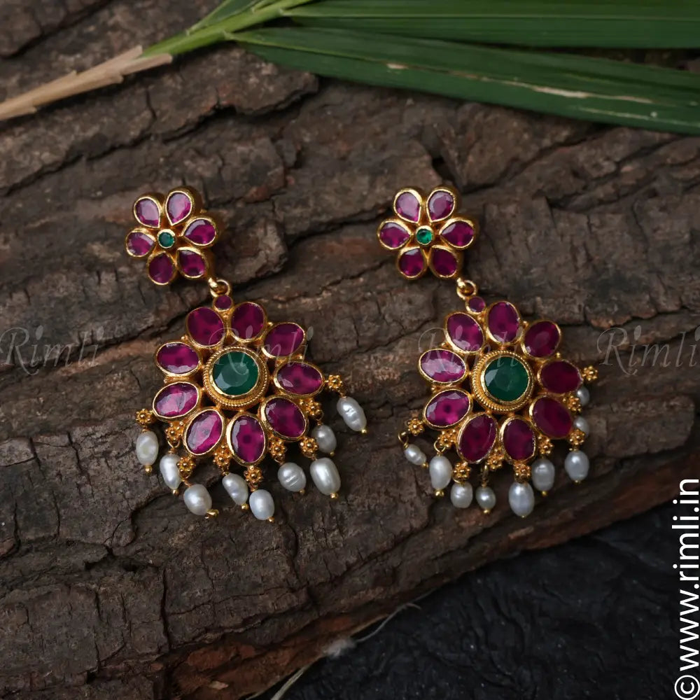 Nehal Silver Earrings - Rimli Boutique