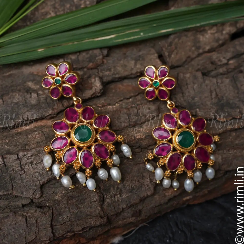 Nehal Silver Earrings - Rimli Boutique