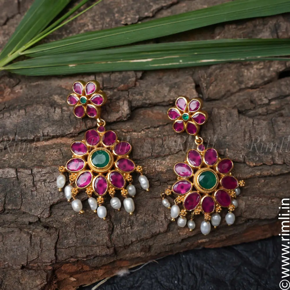 Nehal Silver Earrings - Rimli Boutique