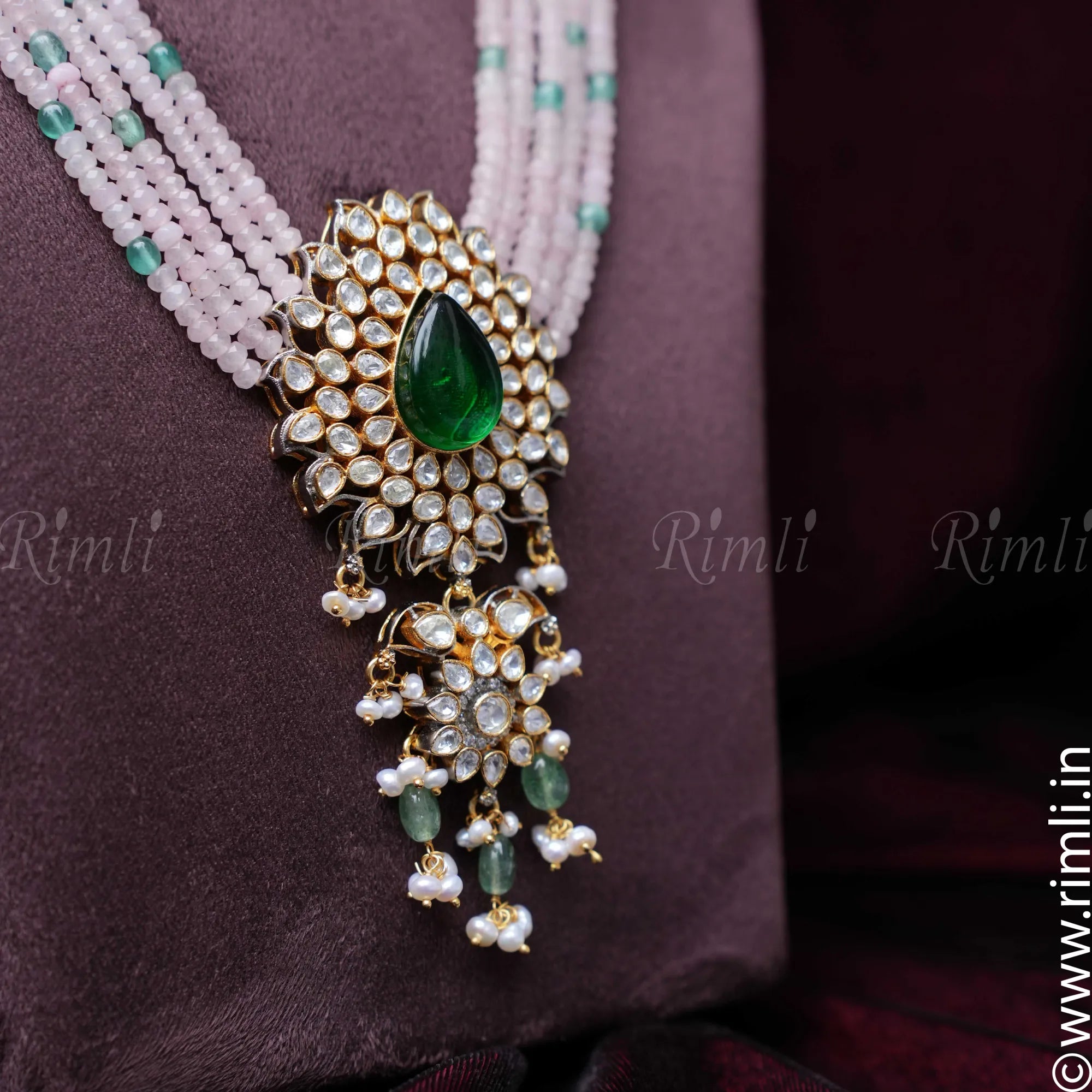 Tanika Silver Moissanite Necklace - Rimli Boutique