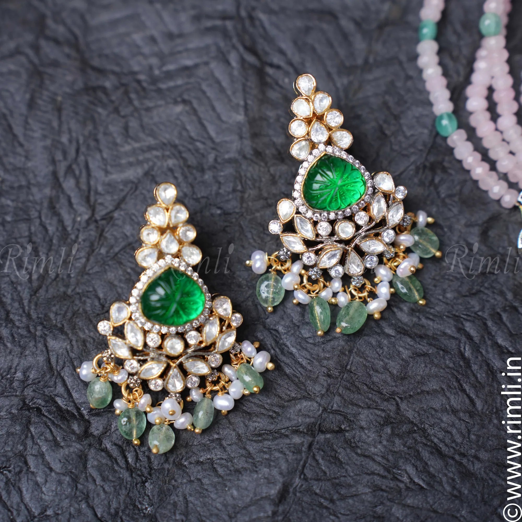 Tanika Silver Moissanite Necklace - Rimli Boutique