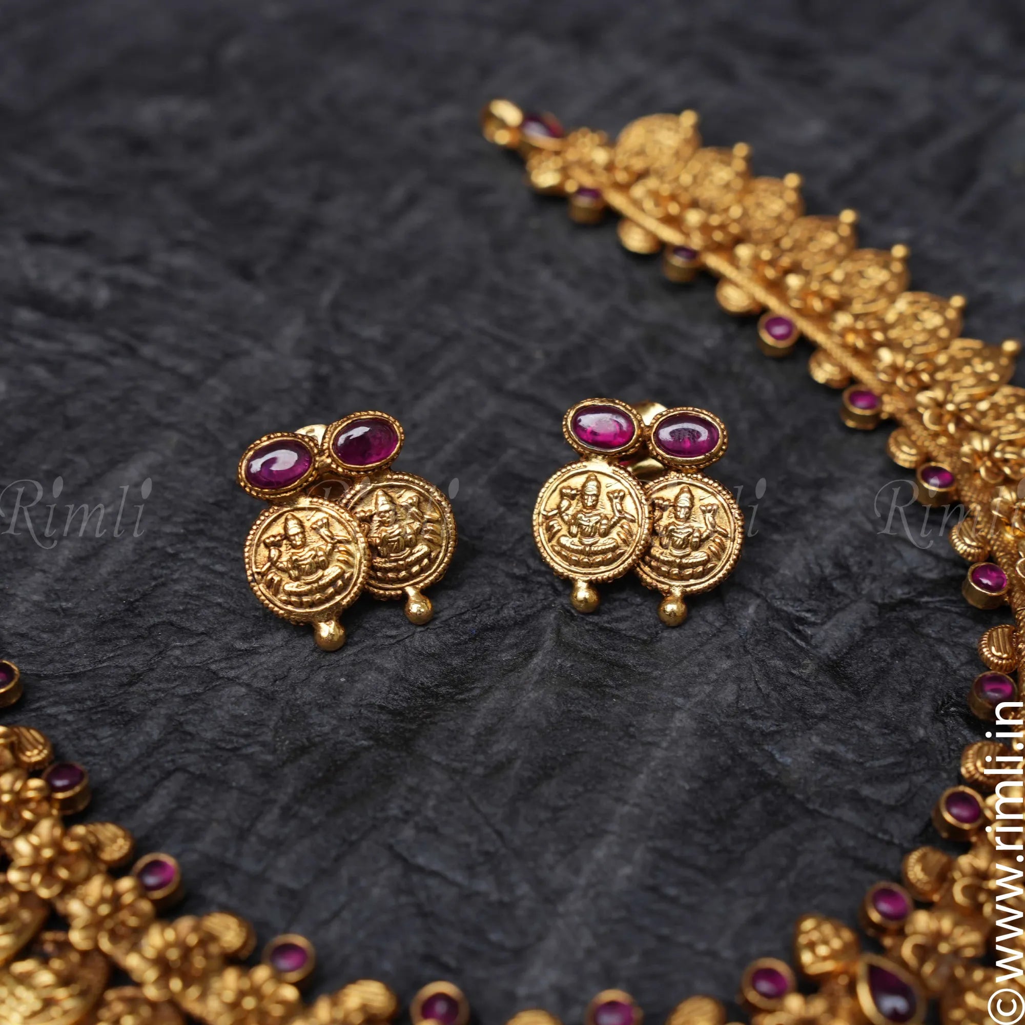 Silver Coin Necklace Set - Rimli Boutique