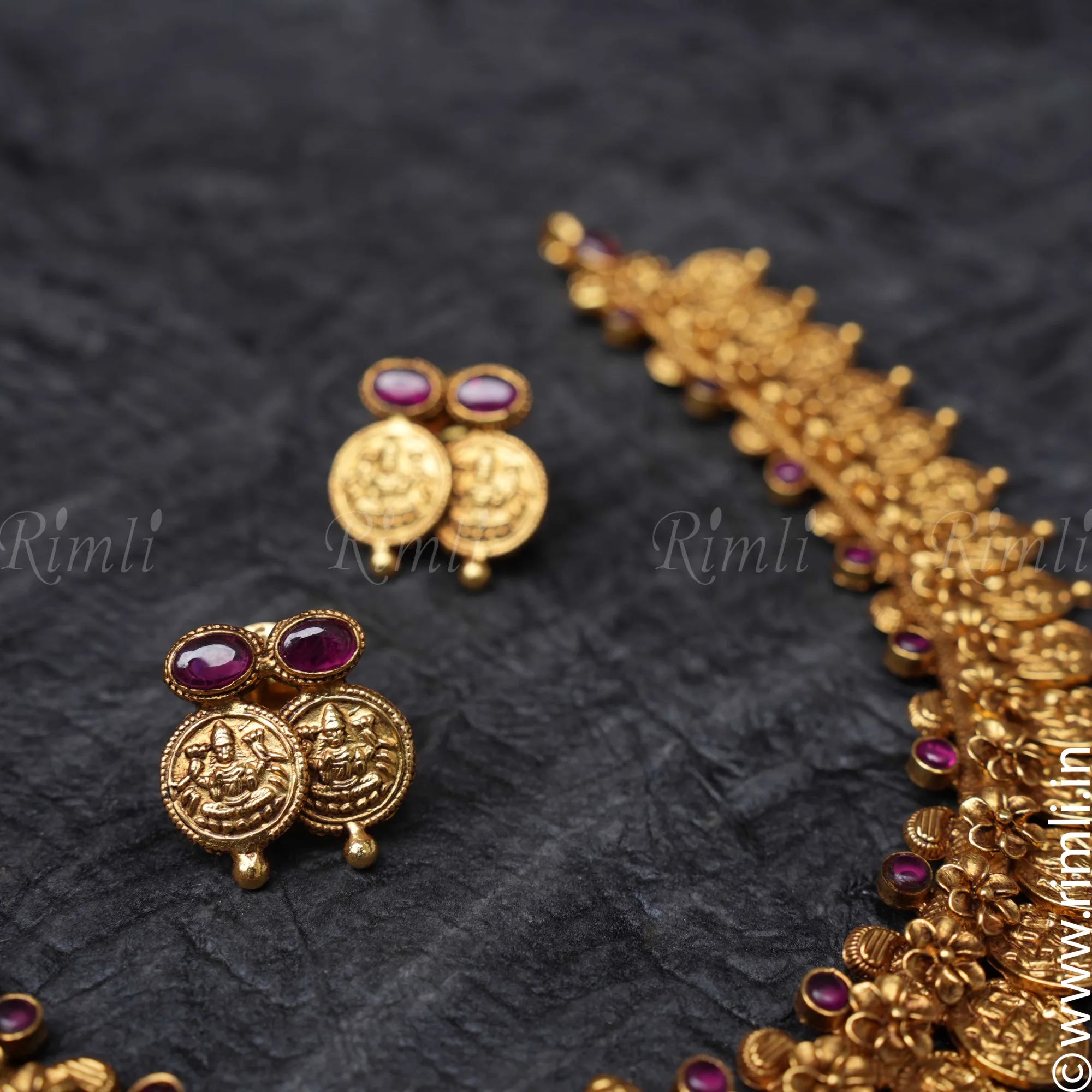 Silver Coin Necklace Set - Rimli Boutique