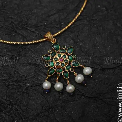Chaitra Silver Reversible Necklace - Rimli Boutique