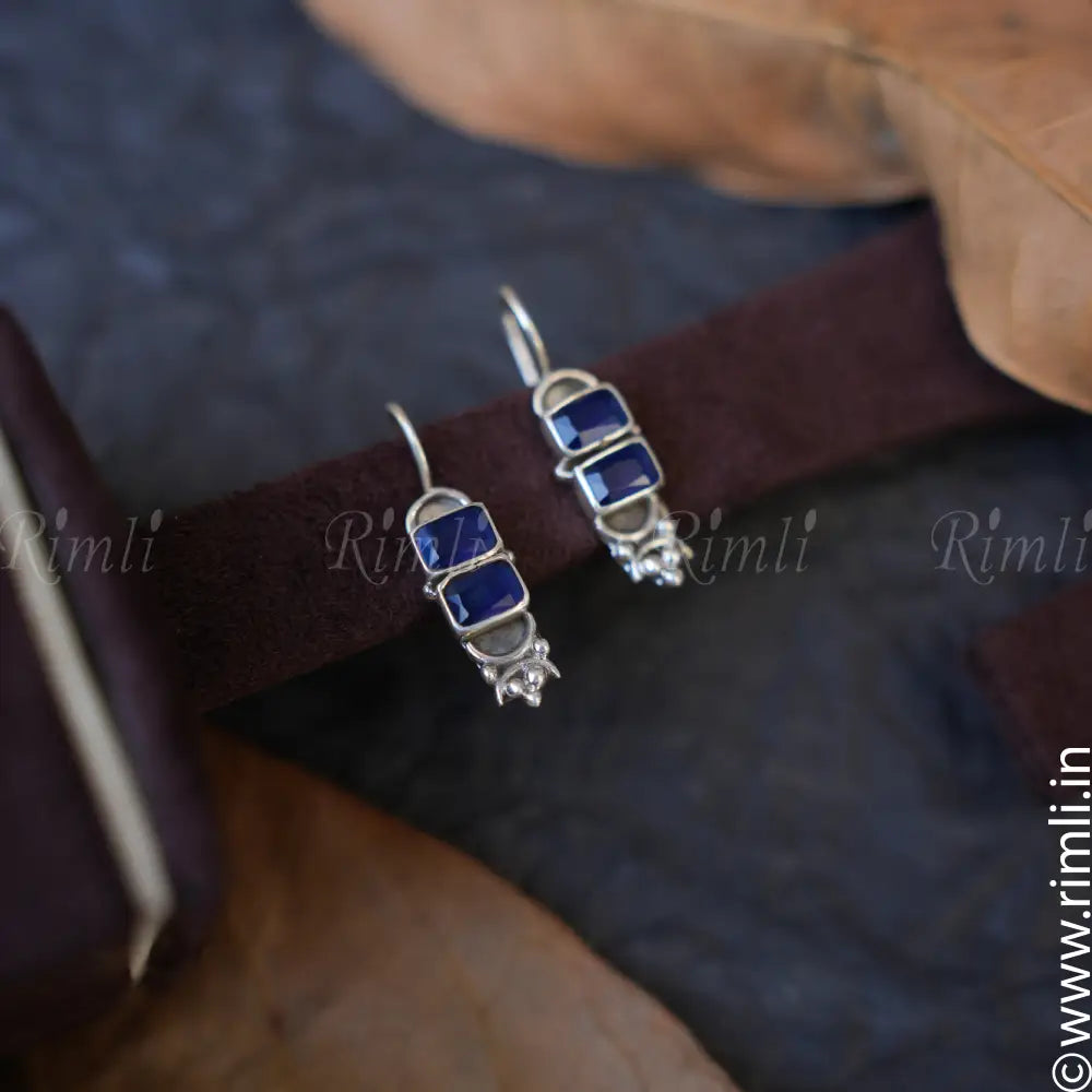 Rashmi Silver Hoop Earrings - Rimli Boutique