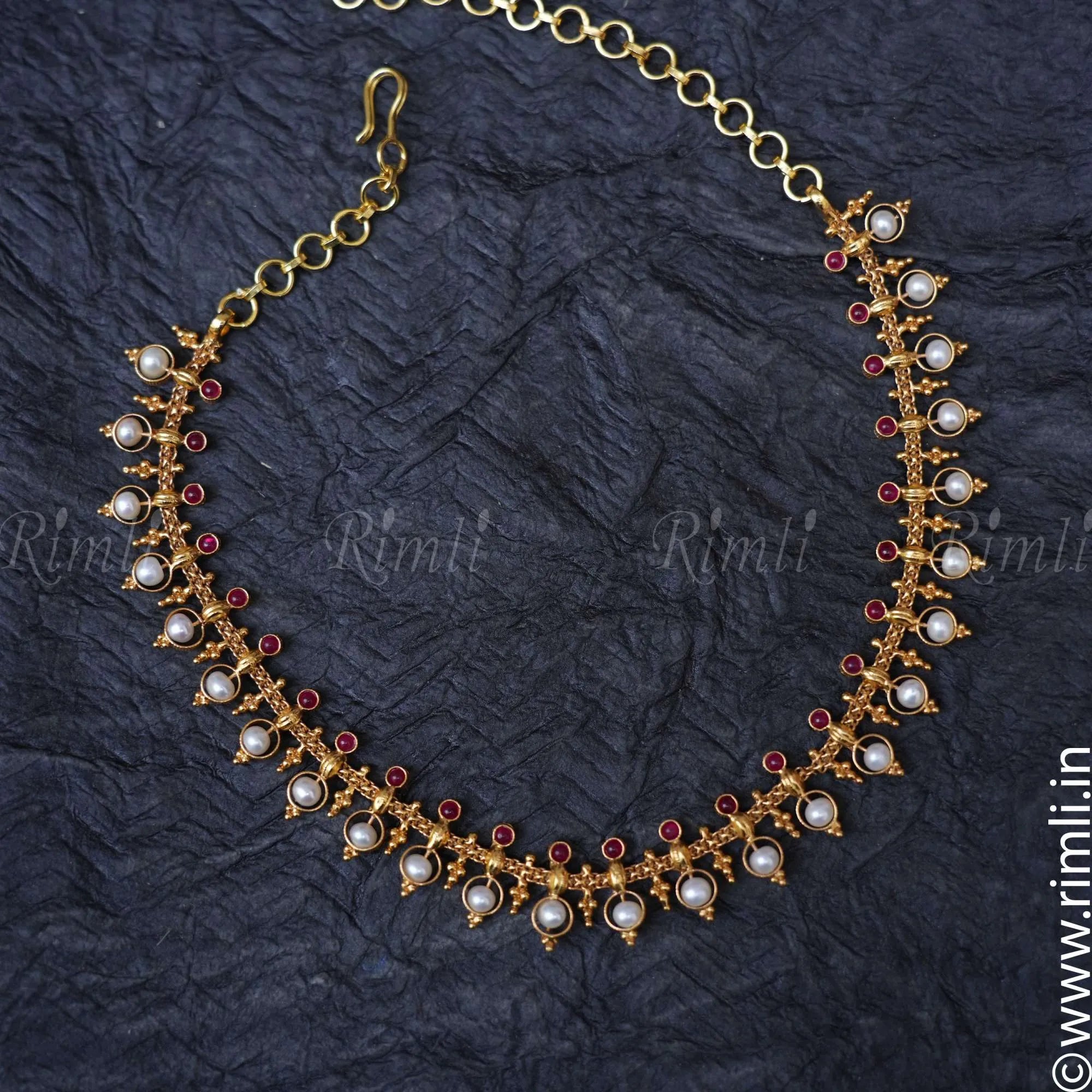 Ananya Silver Necklace - Rimli Boutique