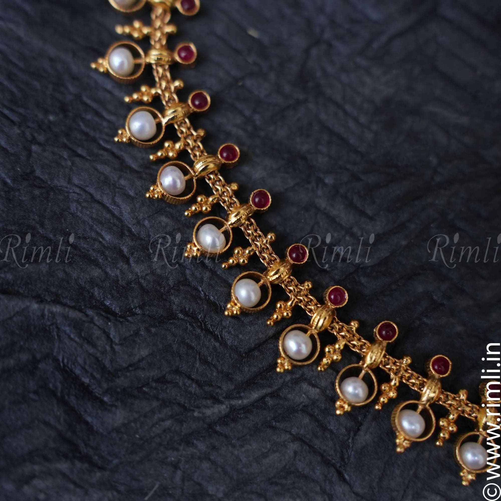 Ananya Silver Necklace - Rimli Boutique