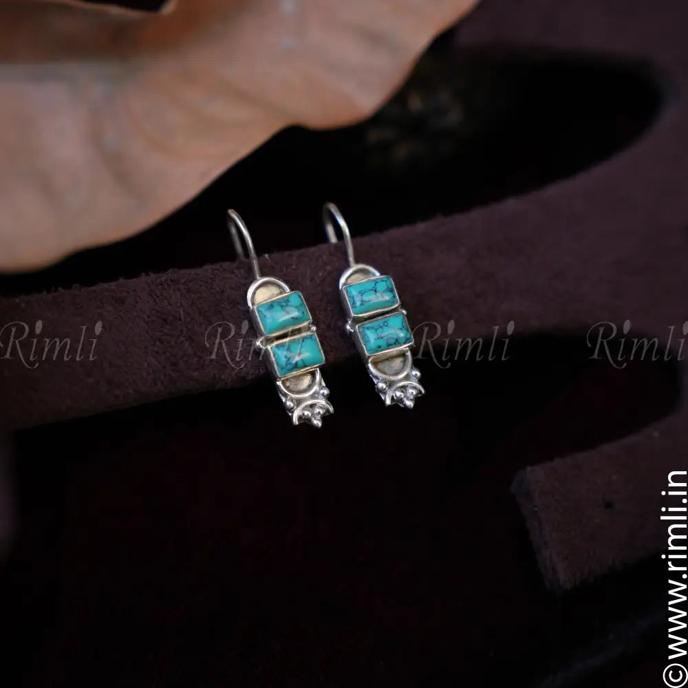 Rashmi Silver Hoop Earrings - Rimli Boutique