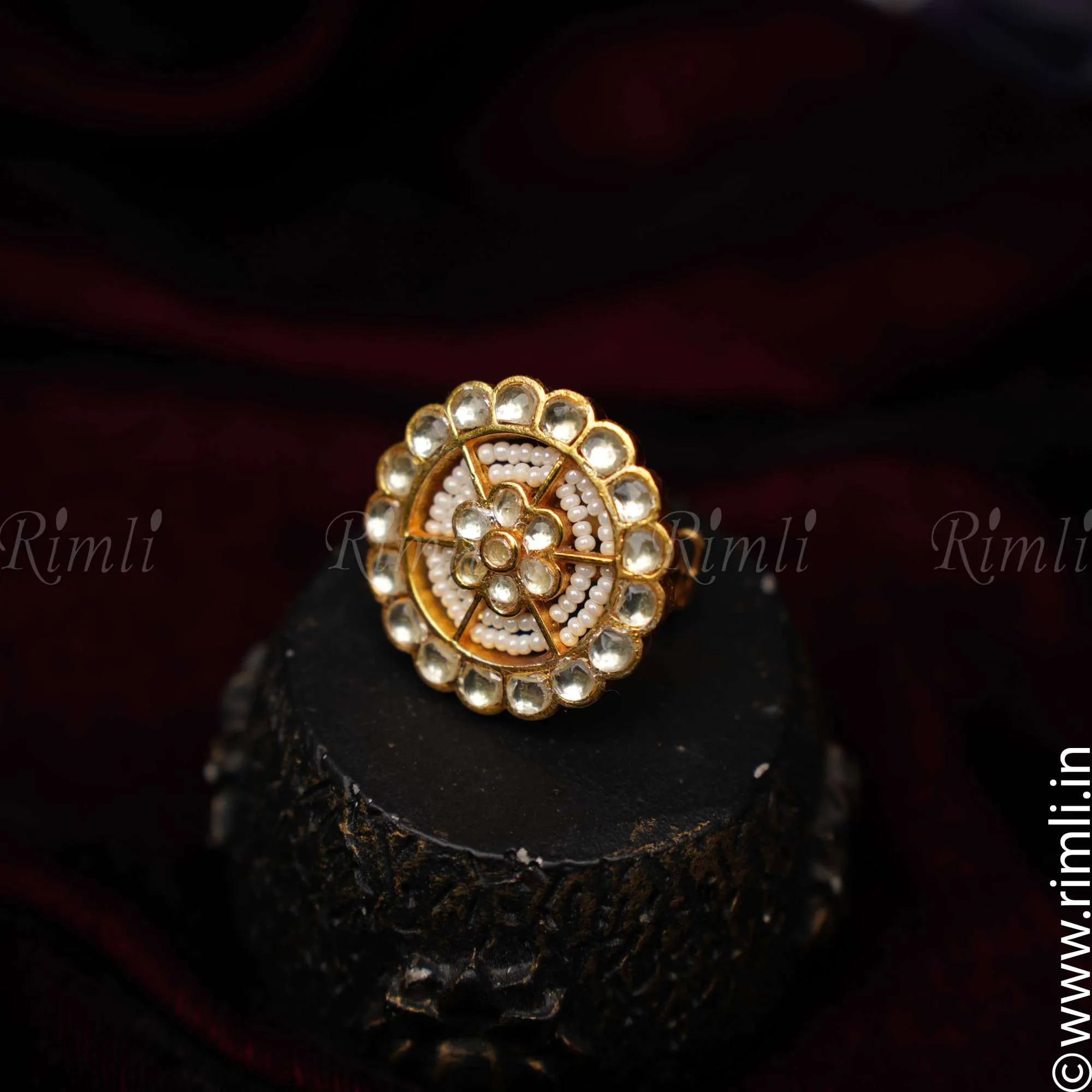 Ethnic Polki Ring - Rimli Boutique