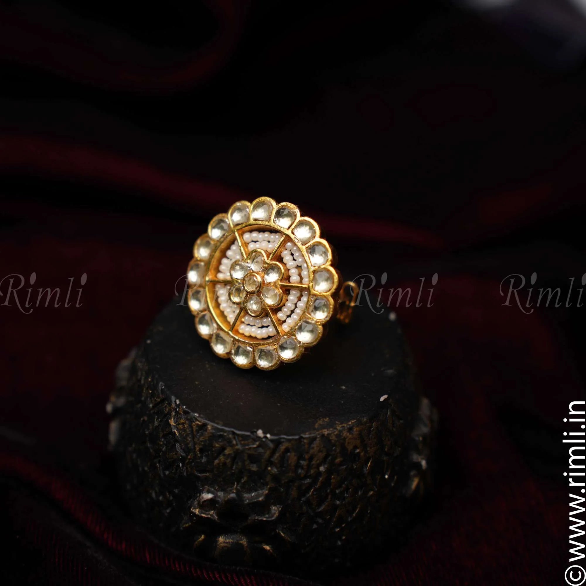 Ethnic Polki Ring - Rimli Boutique
