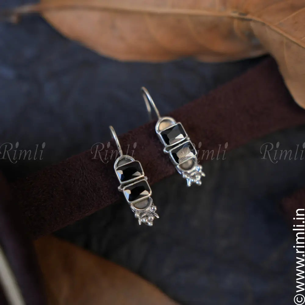 Rashmi Silver Hoop Earrings - Rimli Boutique